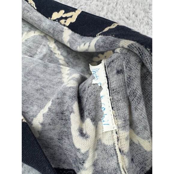 J.Crew Womens Navy & Beige Rope Print Halter Top With Deep V-Neckline - NWOT - Picture 10 of 16